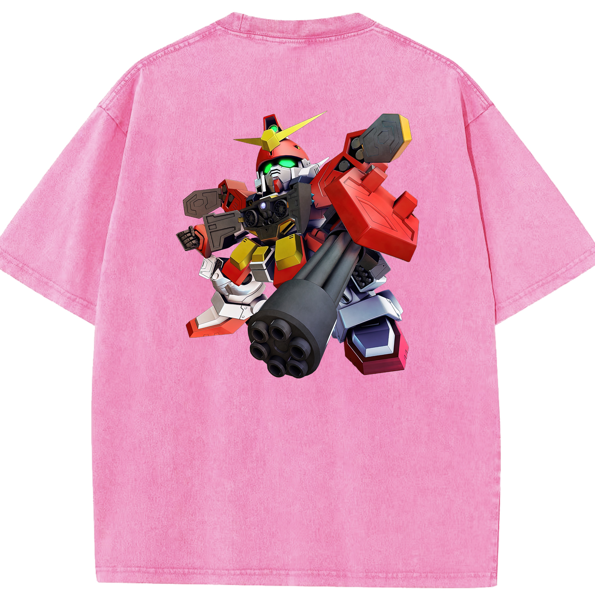 （画像用） 機動戦士ガンダム Mobile Suit Gundam 綿100% ヴィンテージ風 半袖Tシャツ（背面プリント）